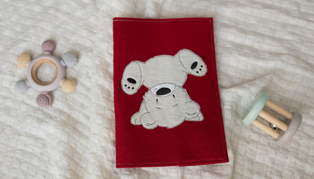 Gesundheitshefthülle Teddy Purzelbaum 39.-