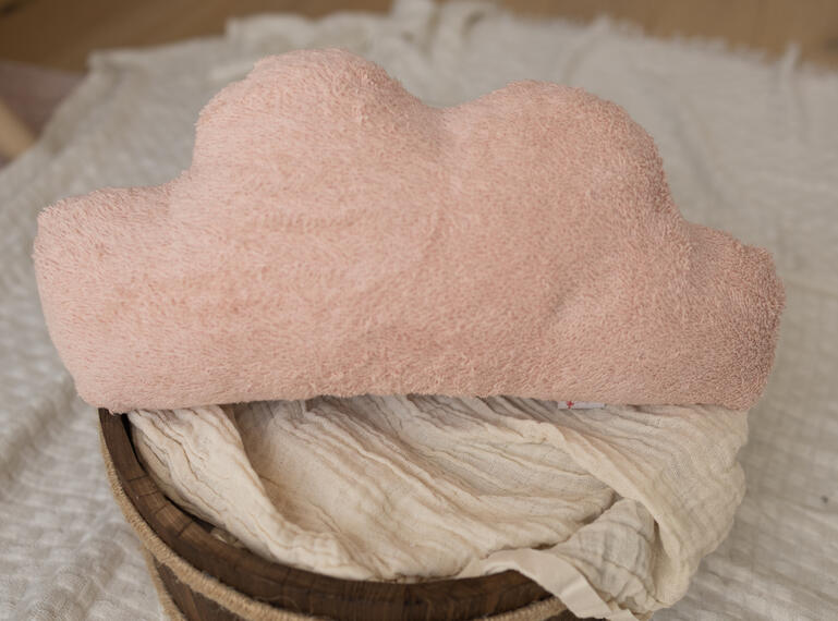 Wolkenkissen Frottee rosa 26.-
