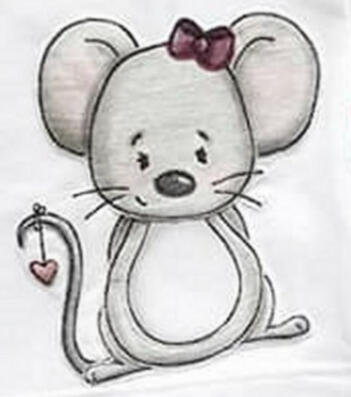 Maus mit Herzchen