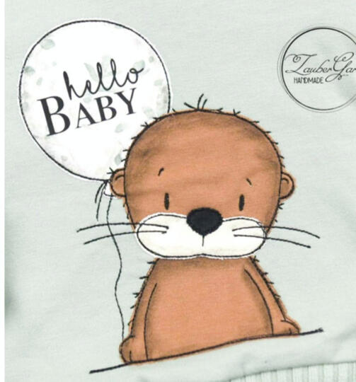 Otter mit Ballon