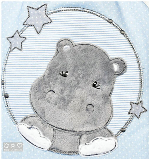 Button Hippo Sterne