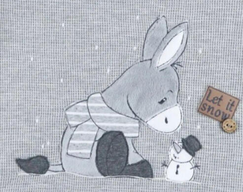 Esel Schneemann