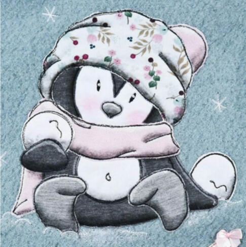 Pinguin Schneeball