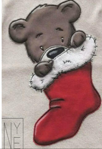 Teddy Weihnachtssocke