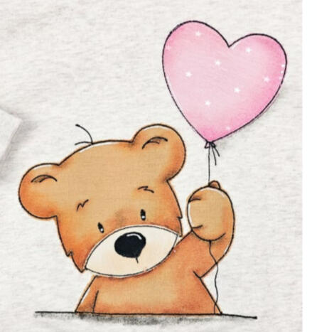 Peeker Teddy Herzballon