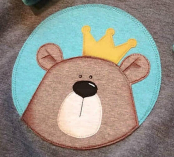 Teddy Button Krone