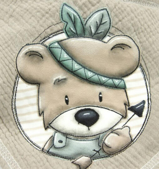 Button Teddy Indianer Boho