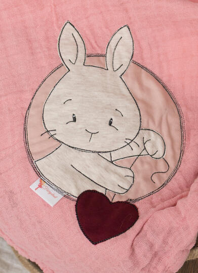 Button Hase Herz