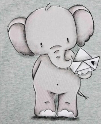 Elefant stehend Boot