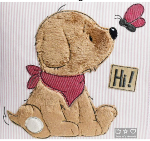 Hund Schmetterling